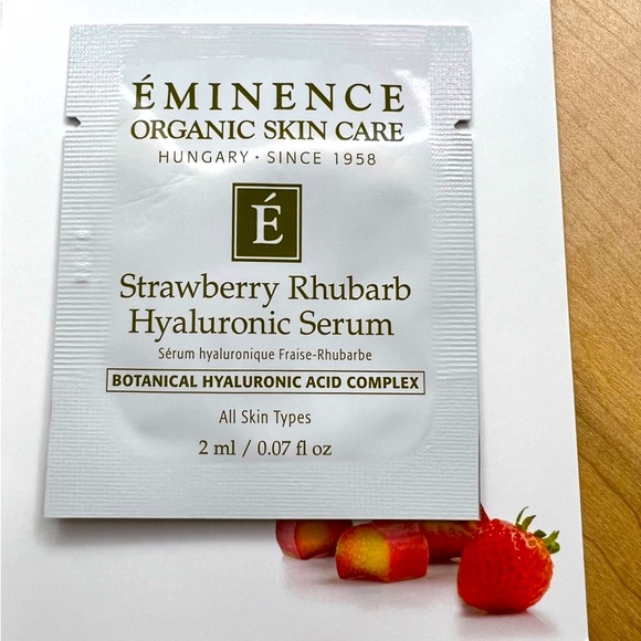 🌱 Eminence samples of 🍓 Strawberry Rhubarb Hyaluronic Serum - Picture 1 of 4